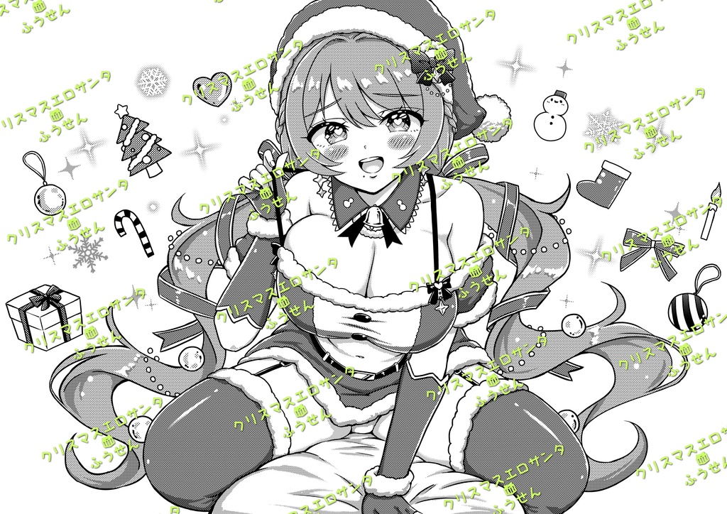 【数量限定項目】クリスマスサンタレディふうせん