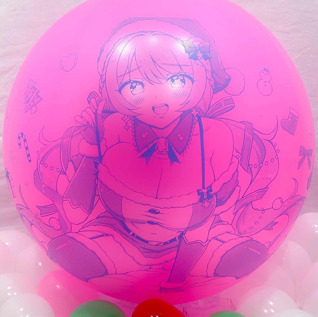 【数量限定項目】クリスマスサンタレディふうせん