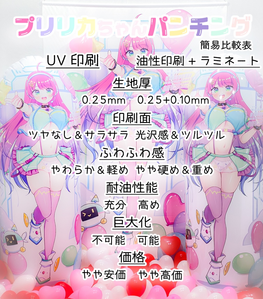 プリリカちゃんパンチング