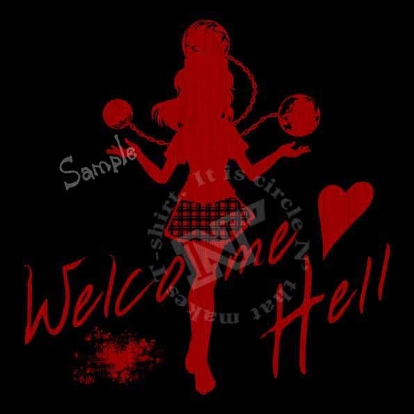 【手刷り】シルエットTシャツ ヘカーティア・ラピスラズリ