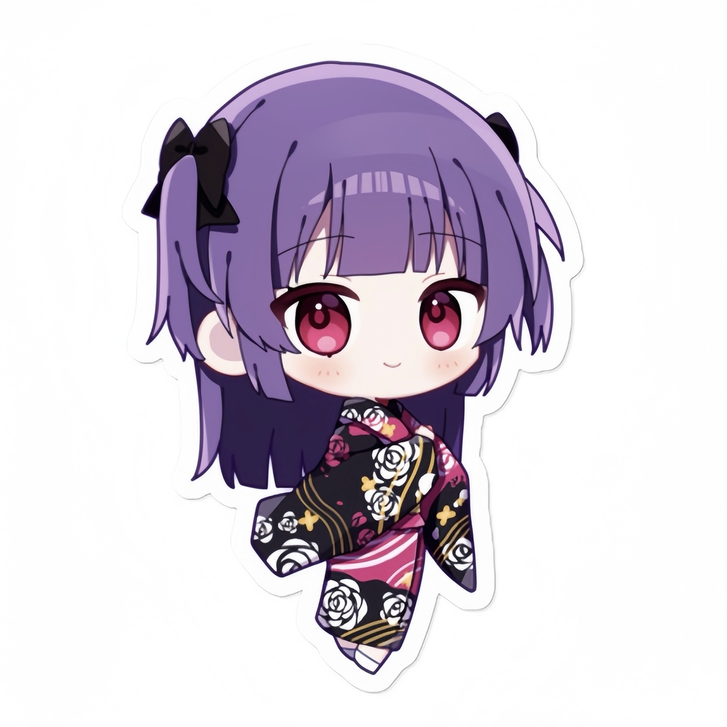振袖ステッカー
