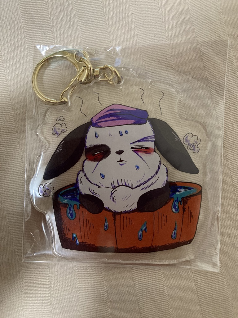 兎月島アクリルキーホルダー
