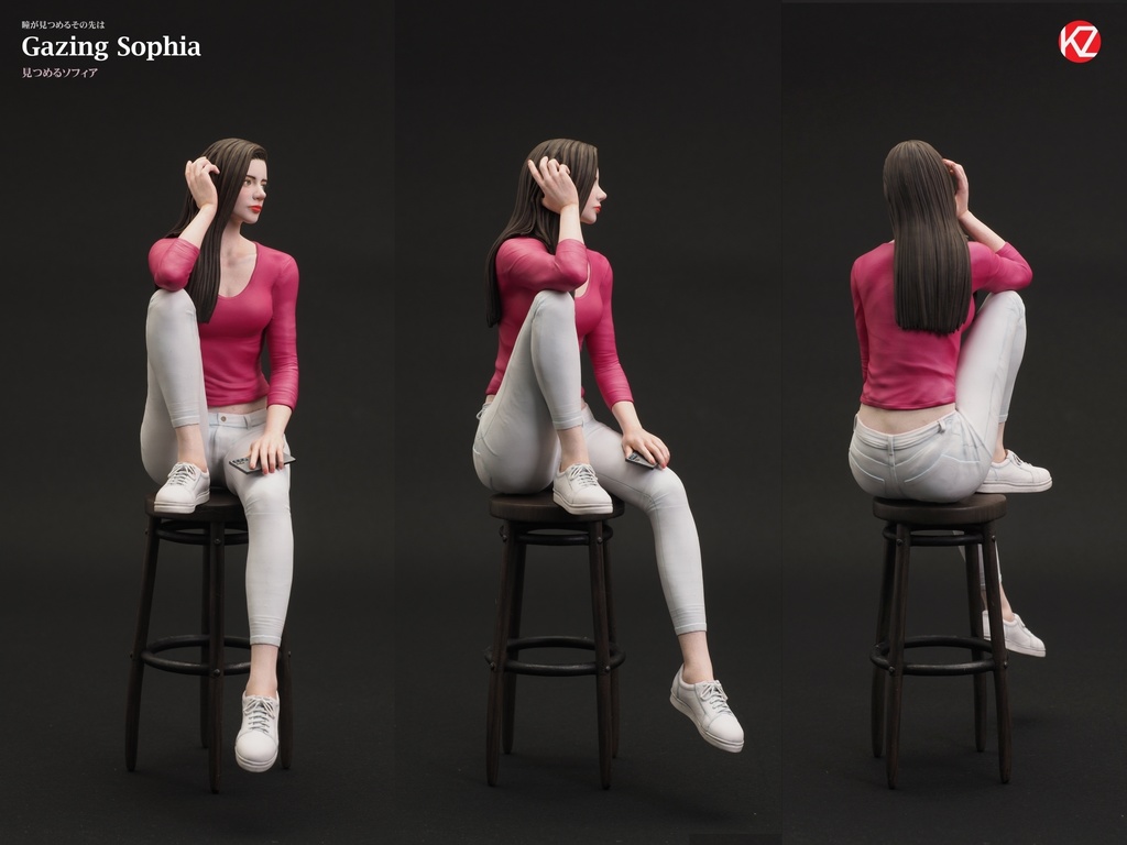 1/12 Gazing Sophia( 見つめるソフィア)3D出力品(未塗装 unpainted)