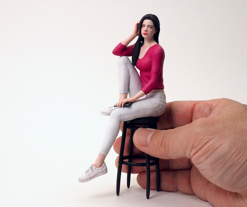 1/12 Gazing Sophia( 見つめるソフィア)3D出力品(未塗装 unpainted)