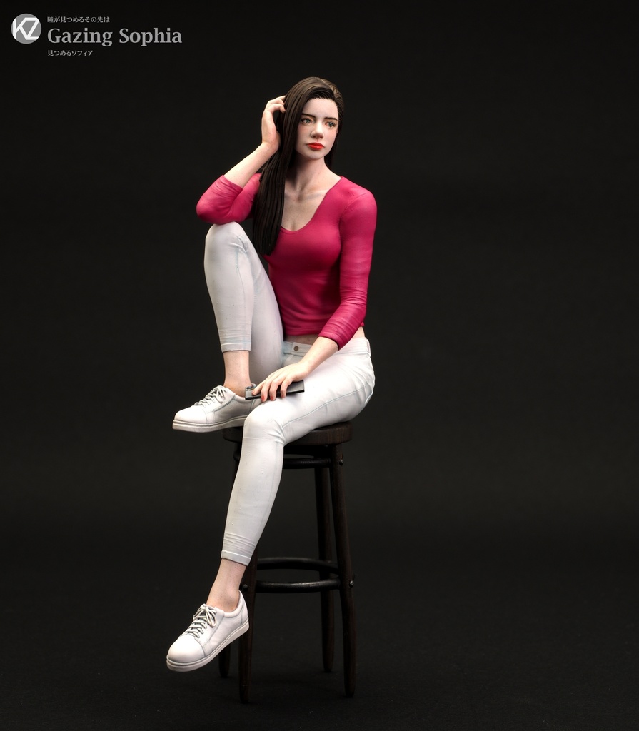 1/12 Gazing Sophia( 見つめるソフィア)3D出力品(未塗装 unpainted)