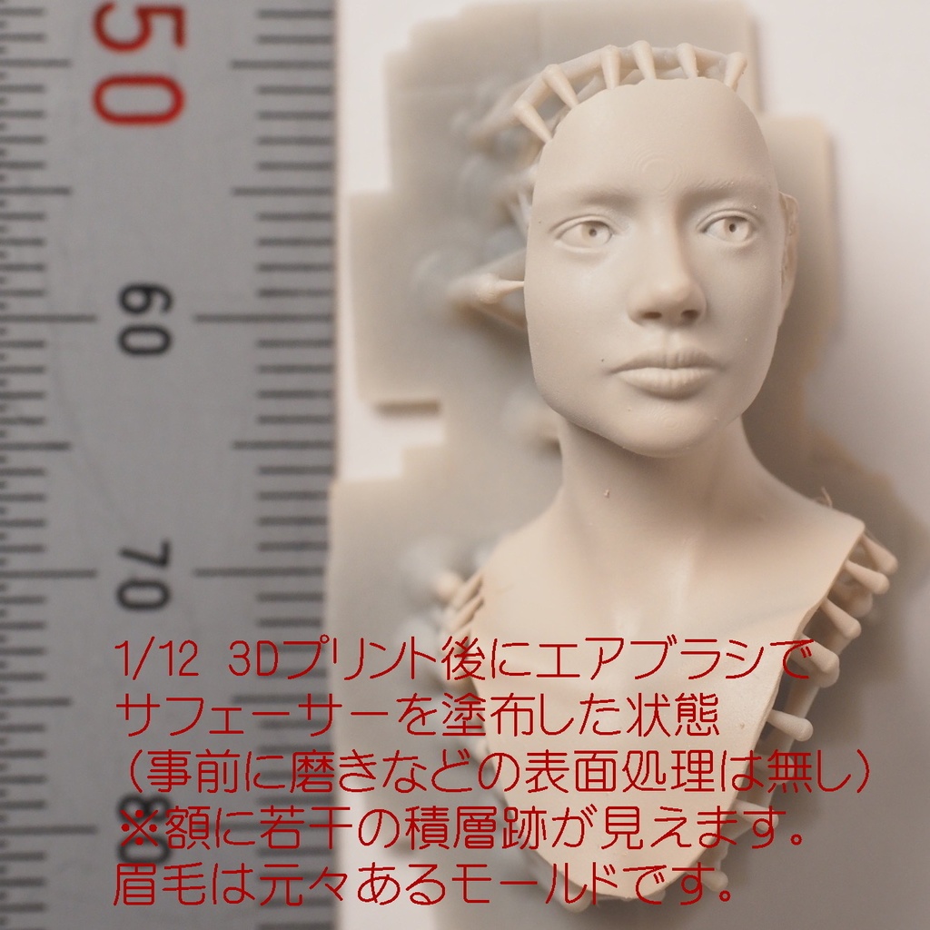 1/12 Gazing Sophia( 見つめるソフィア)3D出力品(未塗装 unpainted)