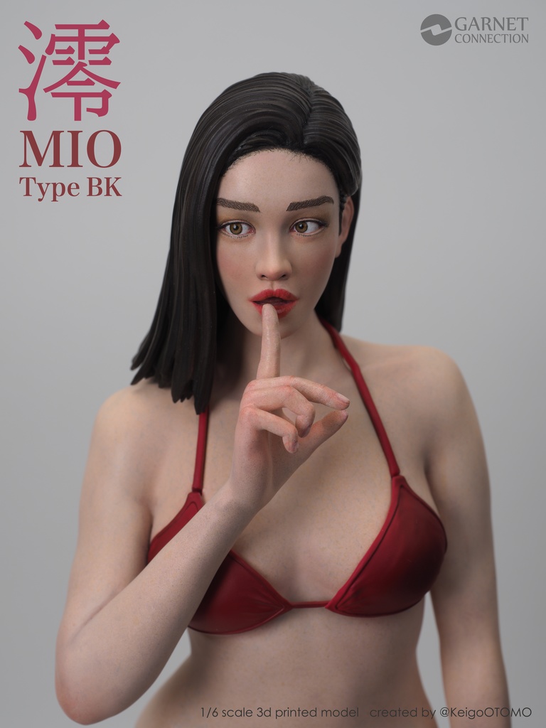 1/6 澪 MIO Type BK(未塗装 unpainted)3D出力品(未塗装 unpainted)