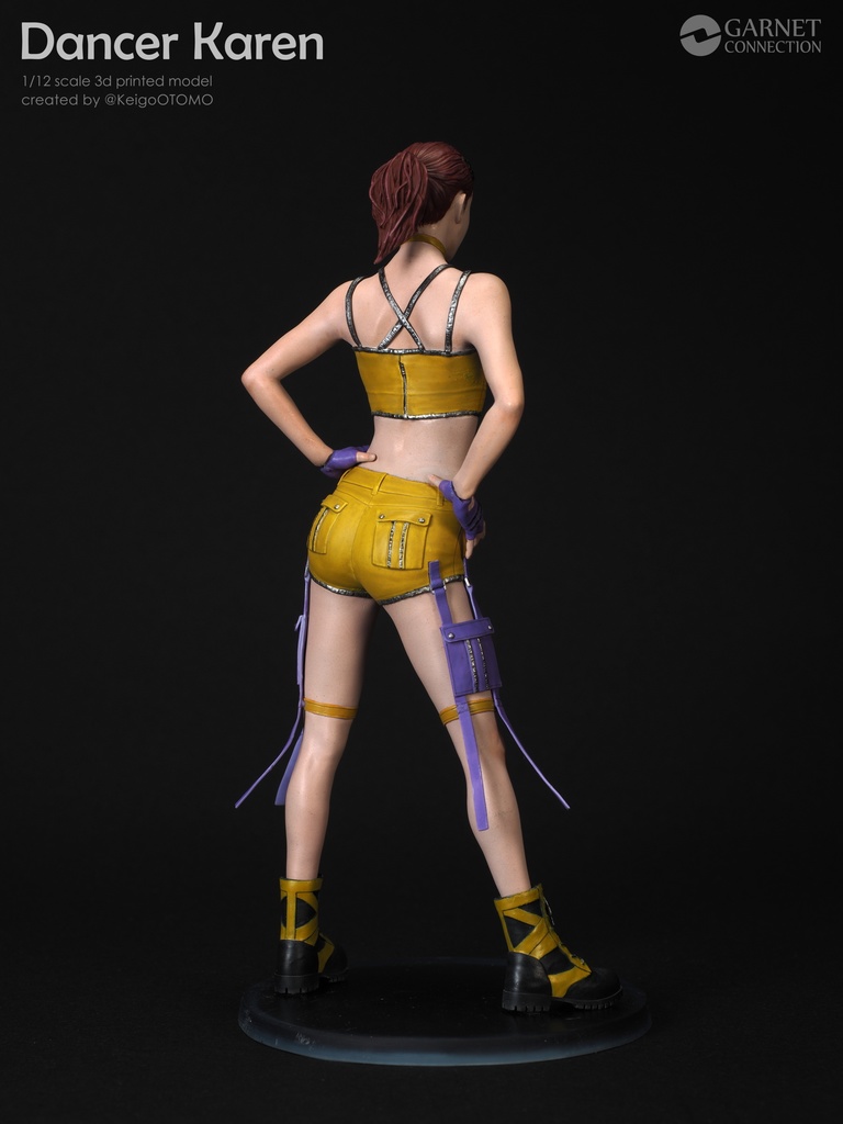 1/12 ダンサーカレン(Dancer Karen)3D出力品(未塗装 unpainted)