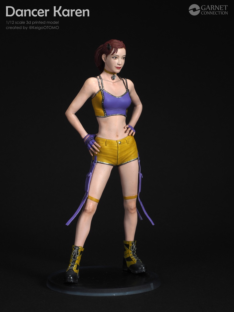 1/12 ダンサーカレン(Dancer Karen)3D出力品(未塗装 unpainted)