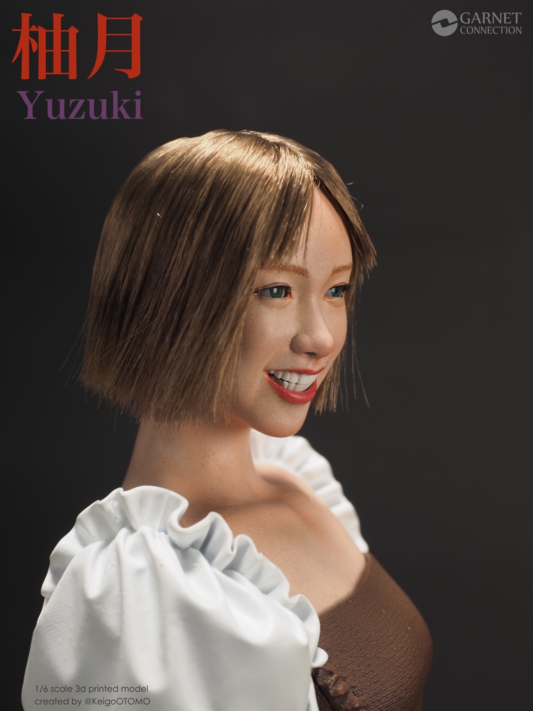 1/6 柚月 Yuzuki (未塗装 unpainted)3D出力品