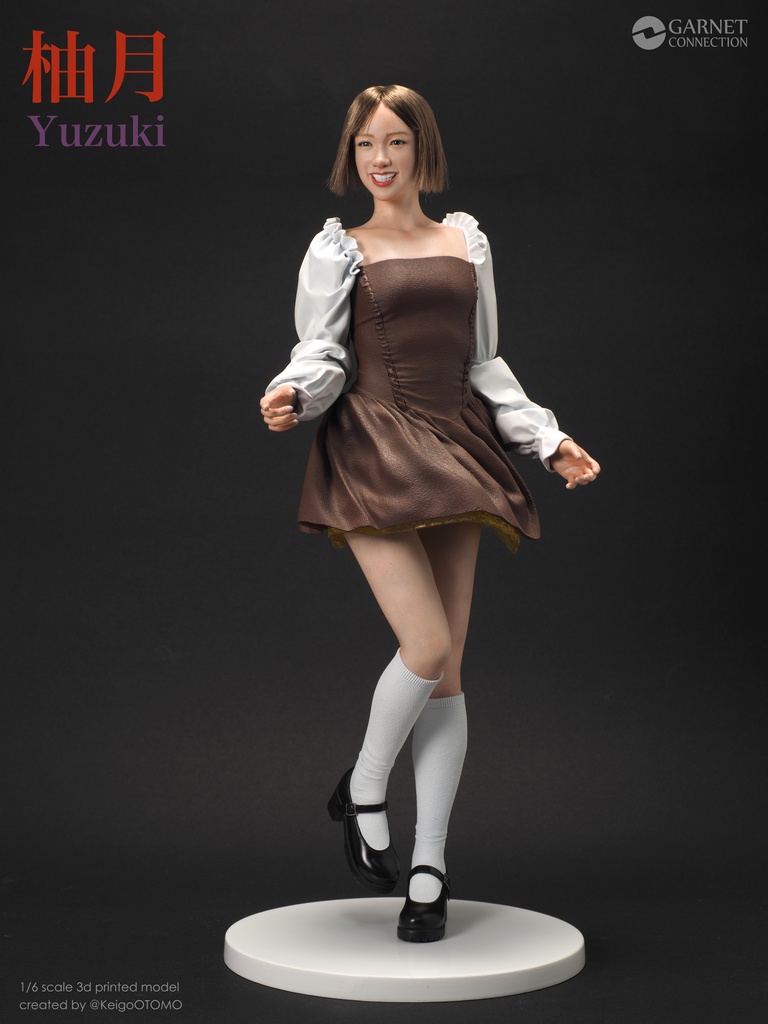 1/6 柚月 Yuzuki (未塗装 unpainted)3D出力品