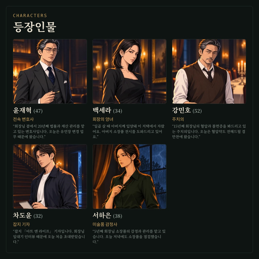 十三番目の鐘 — 第1回 / 열세 번째 종 — 제1회차|5人用GMレス マーダーミステリー(日本語・韓国語)
