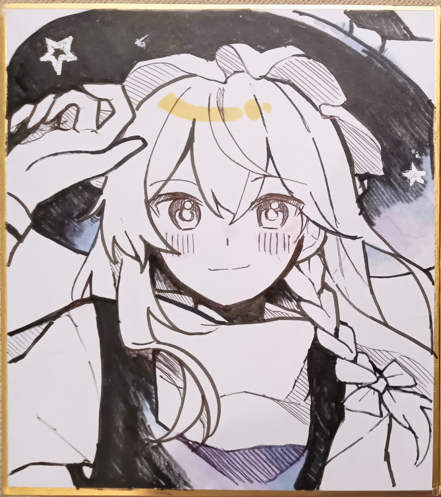 東方Project霧雨魔理沙　ミニ色紙