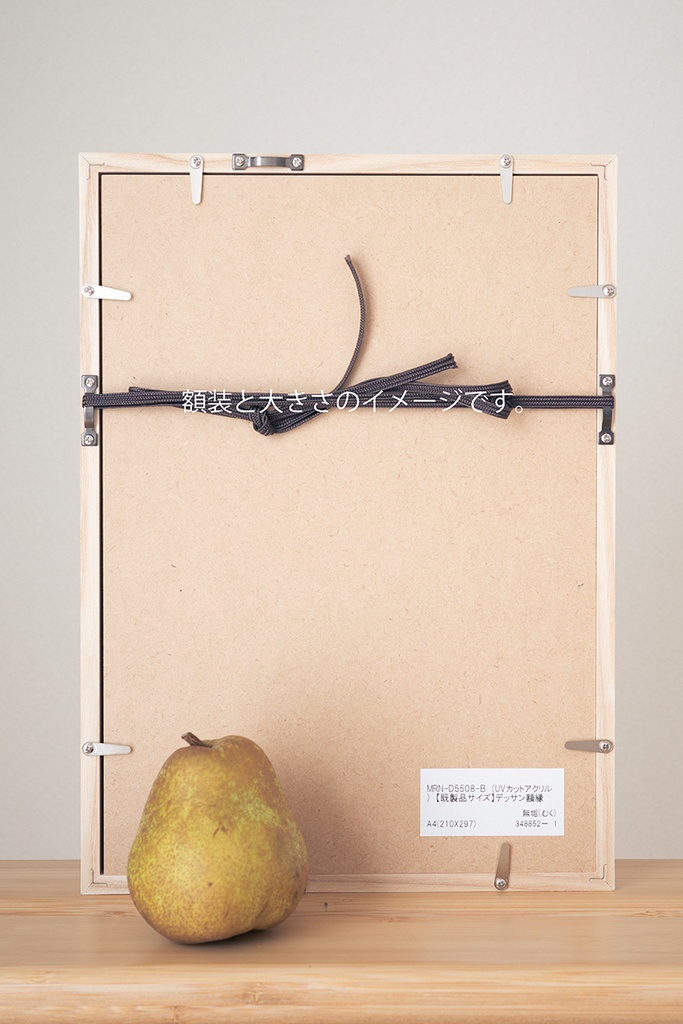 額装写真「春の気配」(匿名配送あんしんBOOTHパック版)