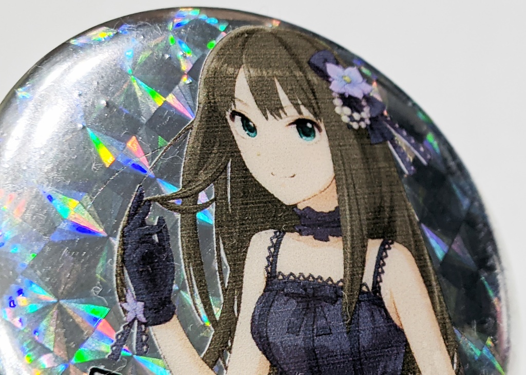 【44mmホロ缶バッジ】 渋谷凛 (白引きあり)