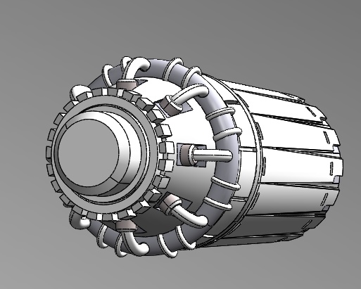 メカディテールアップ バーニアスラスター_VN_03_Silver