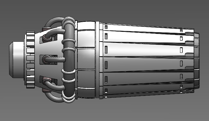 メカディテールアップ バーニアスラスター_VN_03_Silver