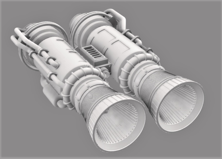 第1弾"セット販売" メカディテールアップ バーニア_1st set