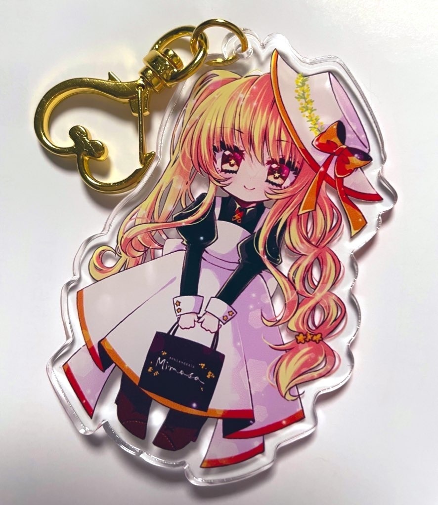 アクリルキーホルダー ミモザ