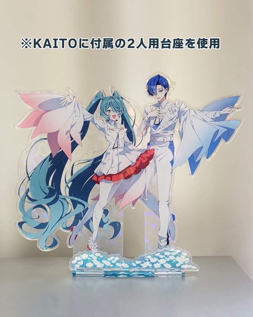 【同人グッズ】フレーム付きホログラムアクリルスタンド(初音ミク/KAITO)