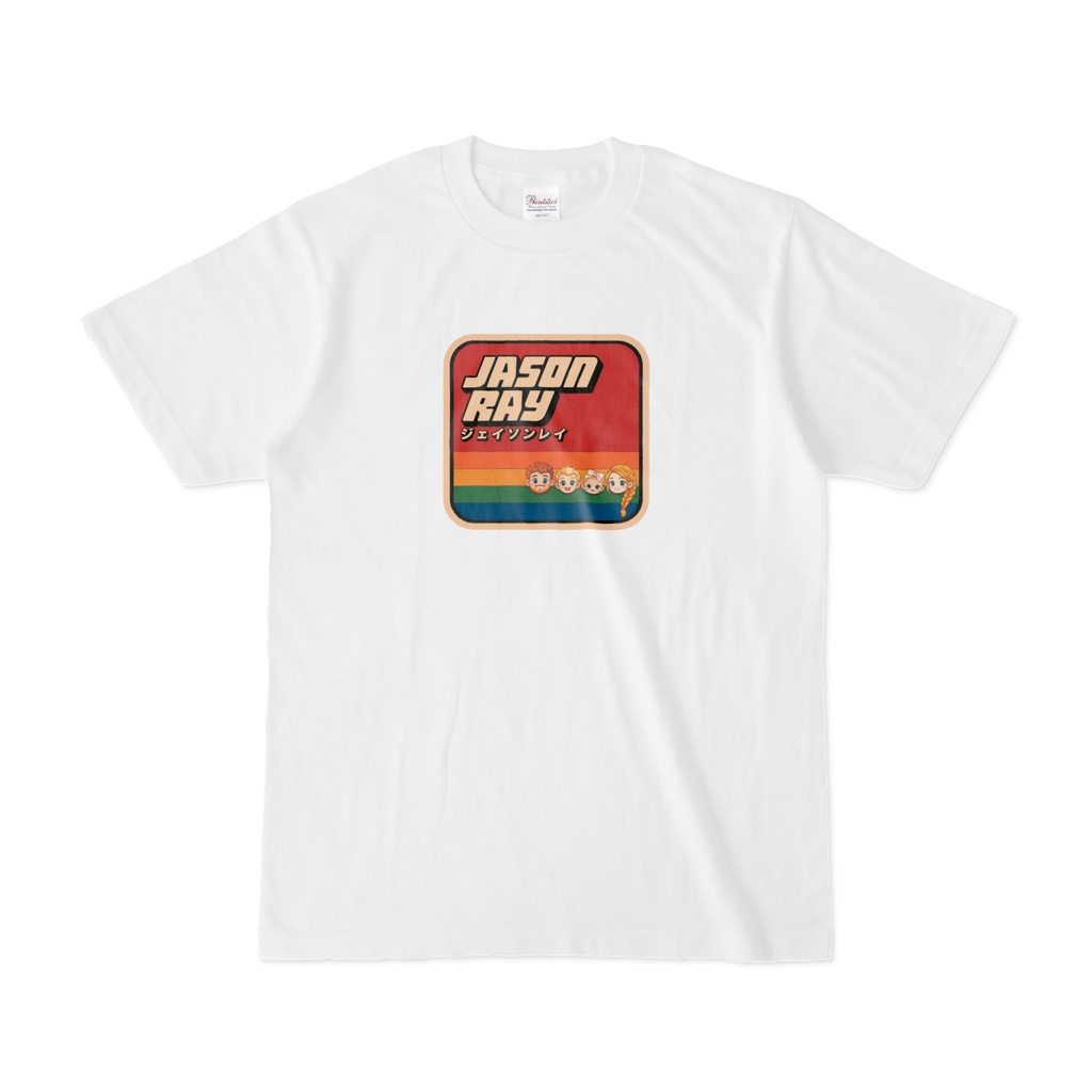 ジェイソンレイ レトロバッジTシャツ【ホワイト】