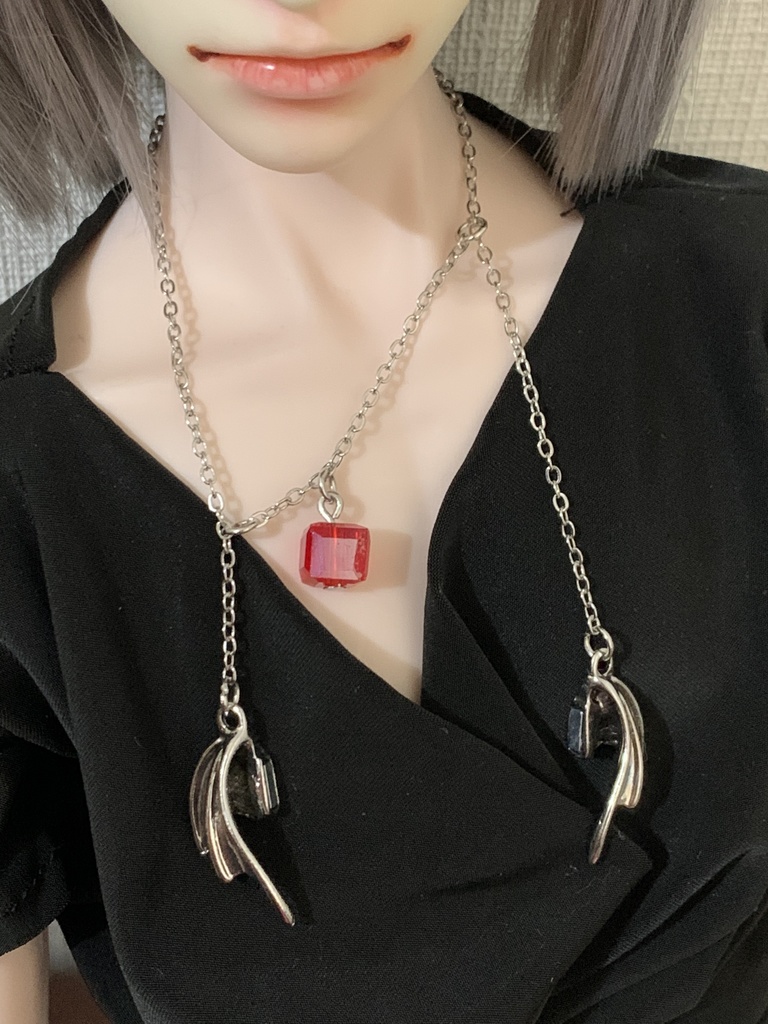 1/3、1/4ドール用マグネットペンダント【デビル・エンジェル】