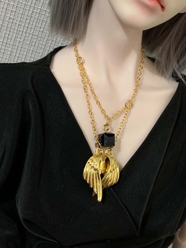 1/3、1/4ドール用マグネットペンダント【デビル・エンジェル】