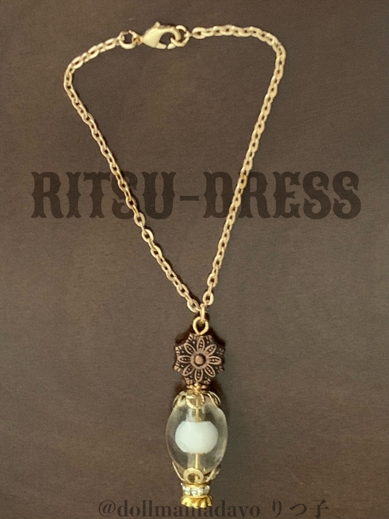 ドール用香水瓶型ペンダント(1/3、1/4サイズ)