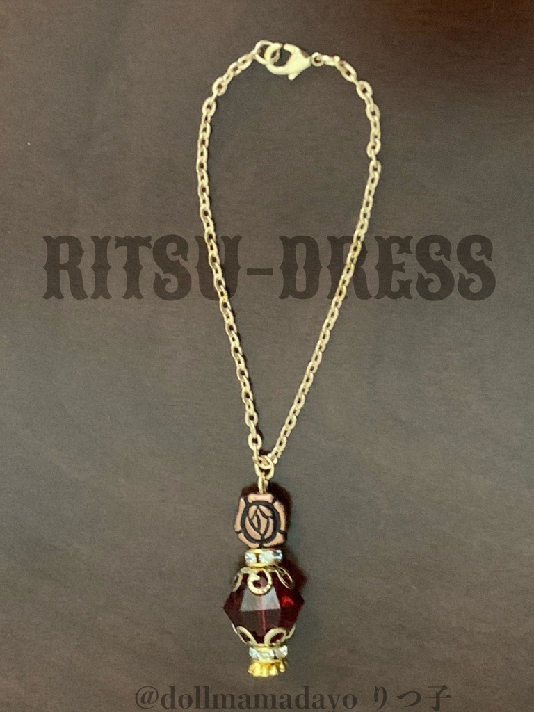 ドール用香水瓶型ペンダント(1/3、1/4サイズ)