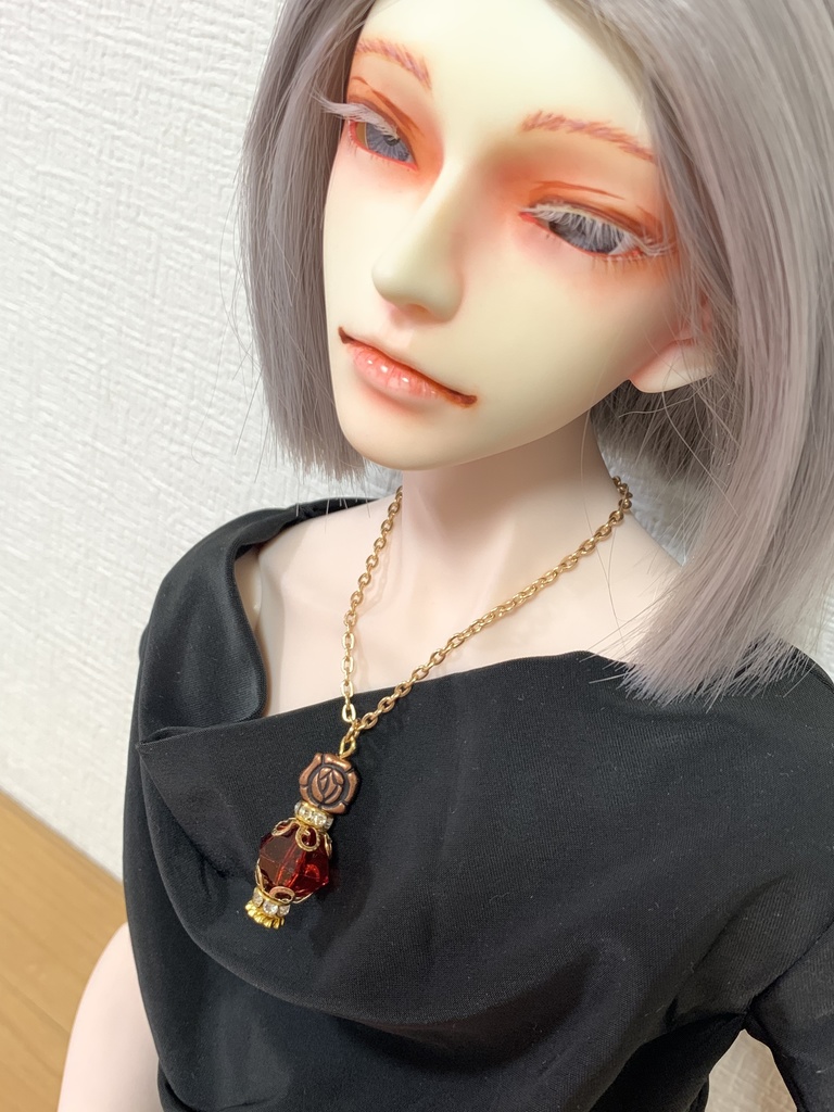 ドール用香水瓶型ペンダント(1/3、1/4サイズ)