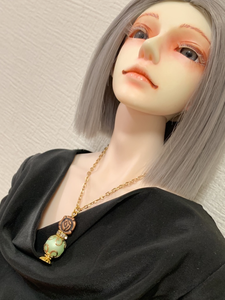 ドール用香水瓶型ペンダント(1/3、1/4サイズ)