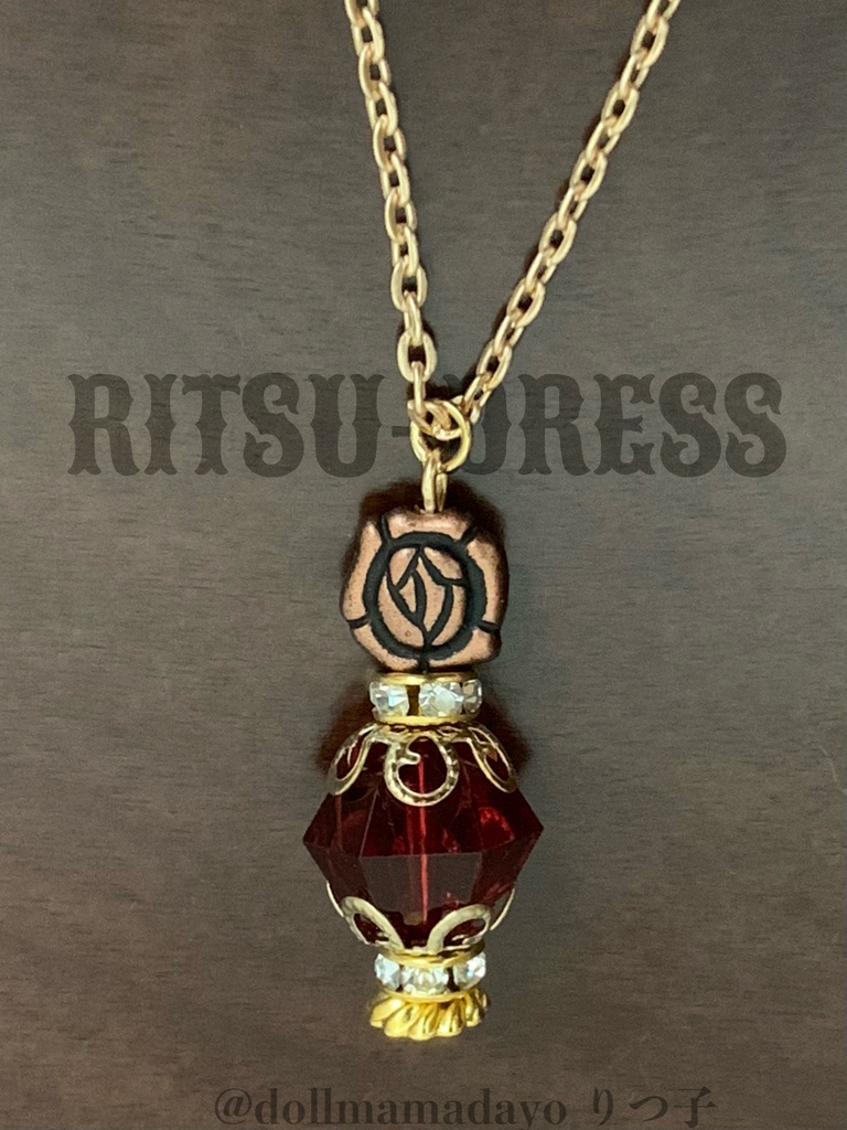 ドール用香水瓶型ペンダント(1/3、1/4サイズ)
