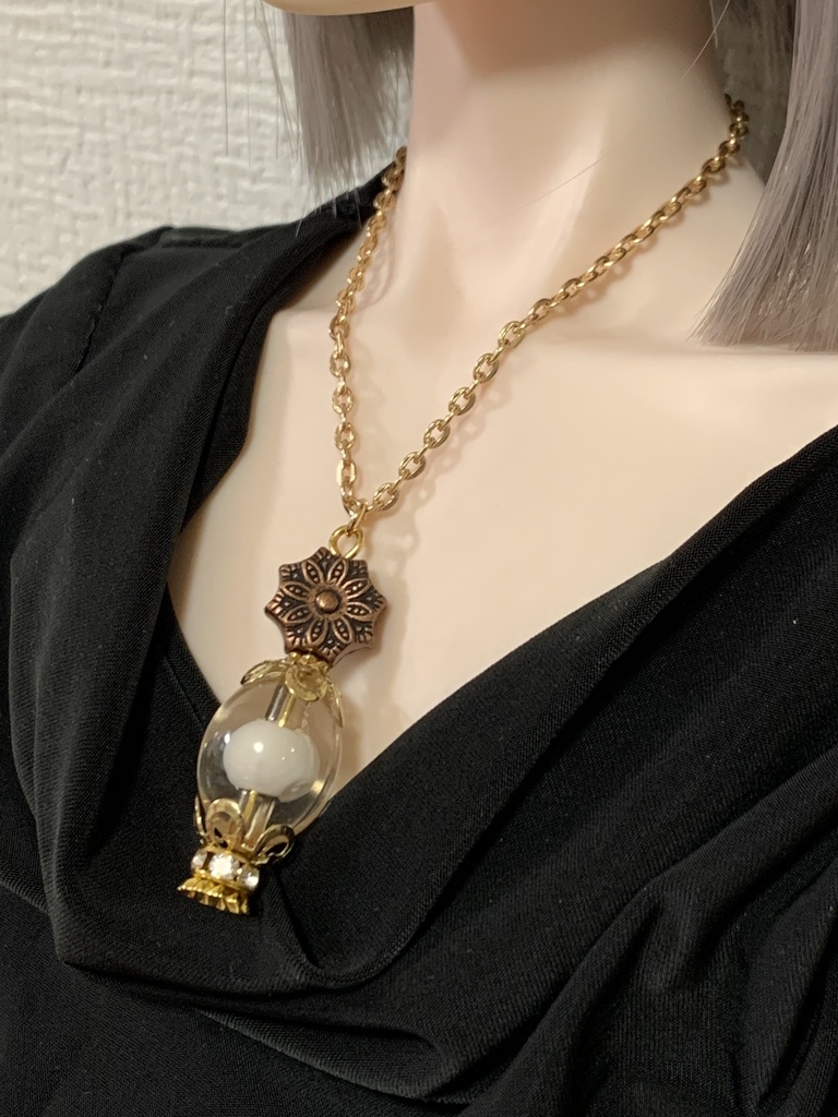 ドール用香水瓶型ペンダント(1/3、1/4サイズ)