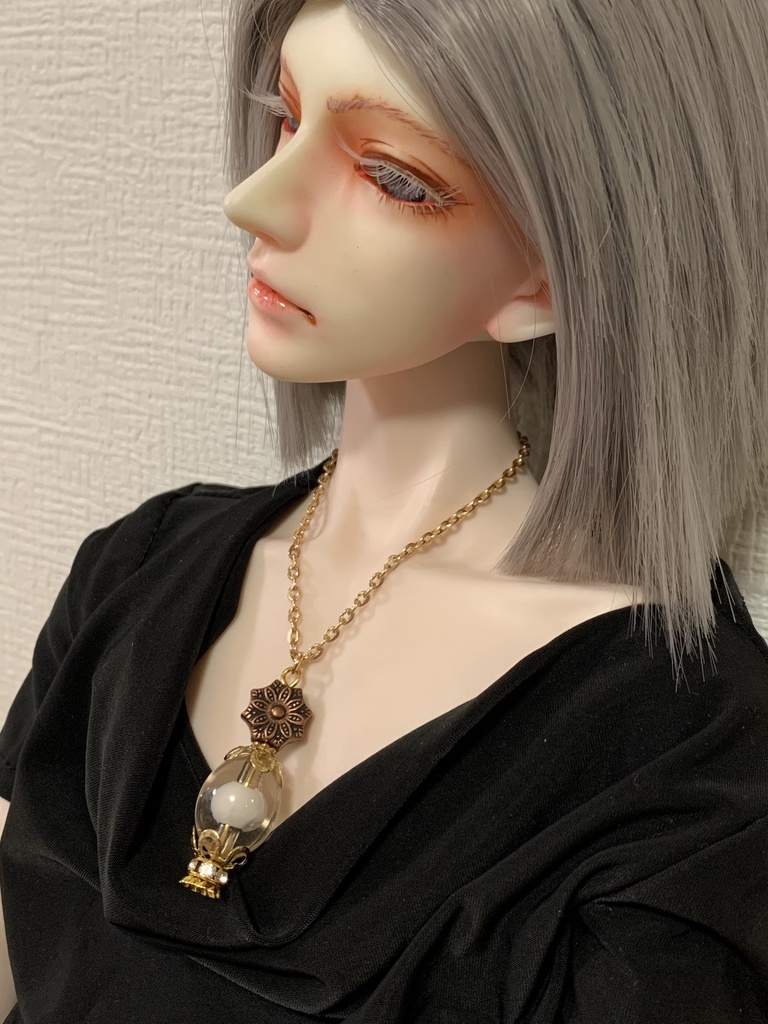 ドール用香水瓶型ペンダント(1/3、1/4サイズ)