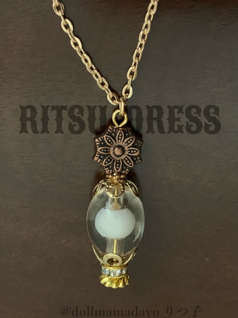 ドール用香水瓶型ペンダント(1/3、1/4サイズ)