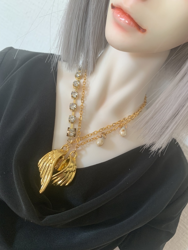 ドール用マグネットペンダント【天使の宝石】(1/3、1/4サイズ)