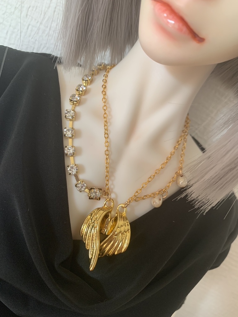 ドール用マグネットペンダント【天使の宝石】(1/3、1/4サイズ)