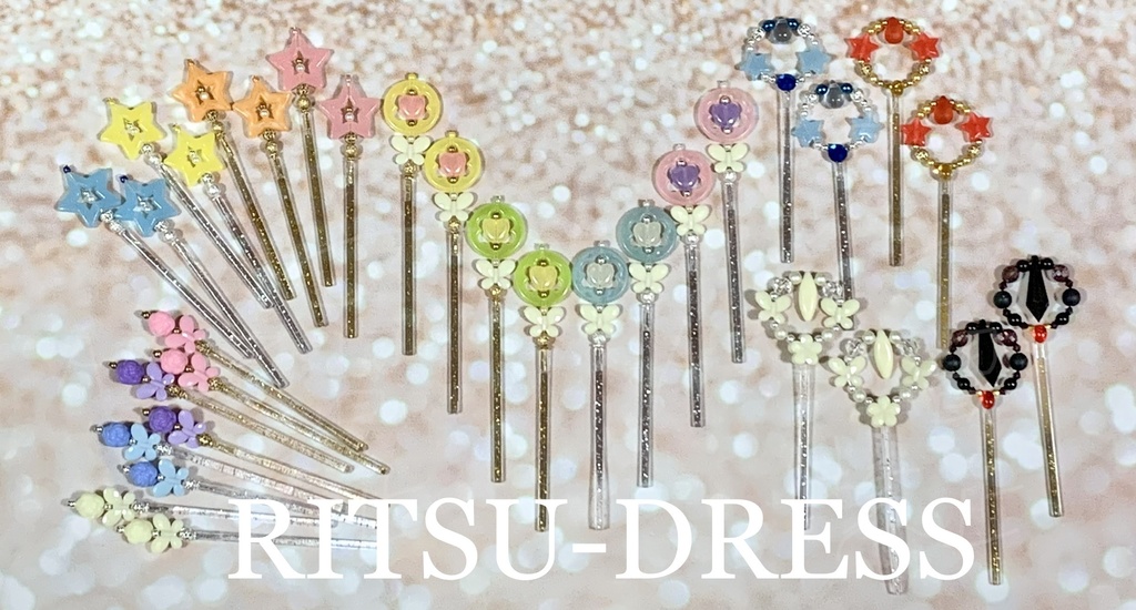 ドール用ステッキ【薔薇】