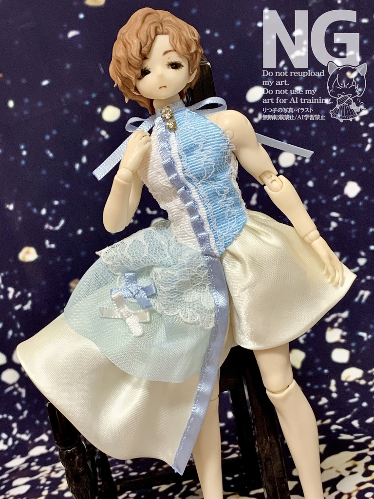 コルセット風トップス［ハーフドレス］