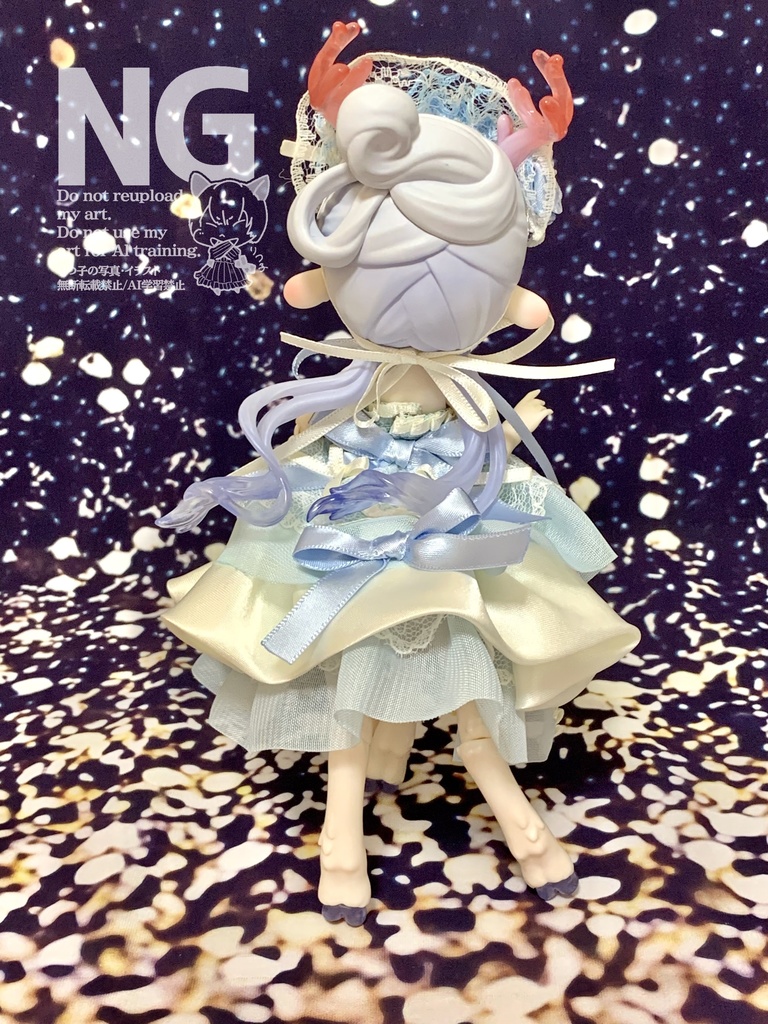 リボンミニドレス