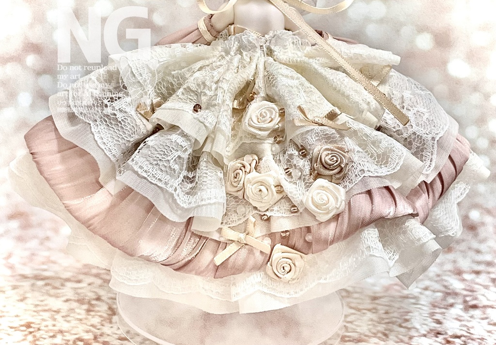 【10時25分(土)21時〜】クラシックピンクドレス