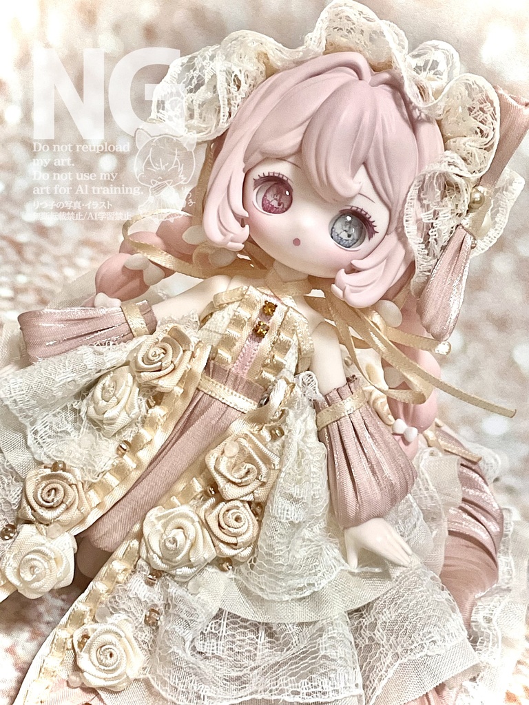 【10時25分(土)21時〜】クラシックピンクドレス