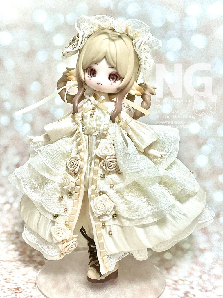 【10時25分(土)21時〜】クラシックベージュドレス