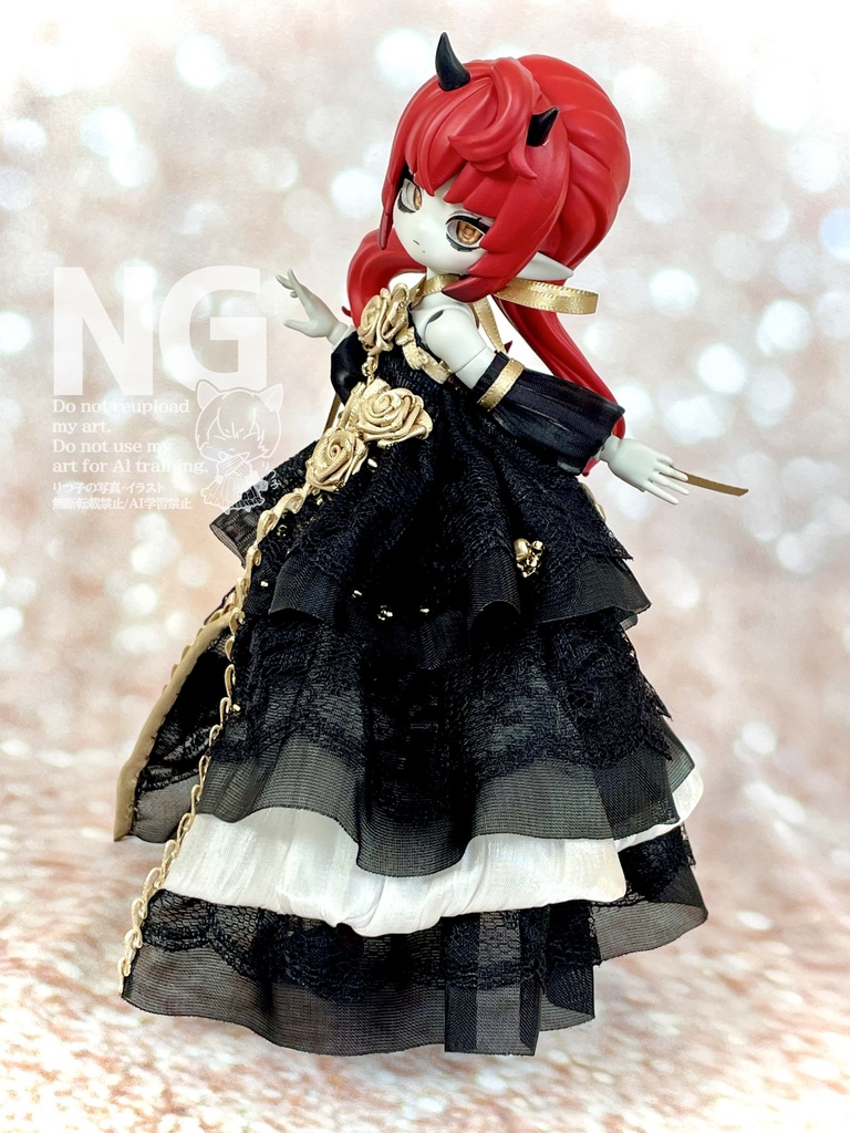 【11/29(土)21時〜】ブラックゴールドドレス