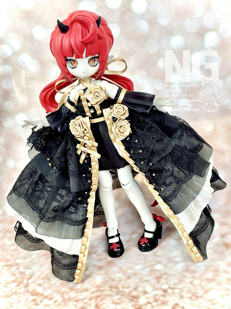 【11/29(土)21時〜】ブラックゴールドドレス