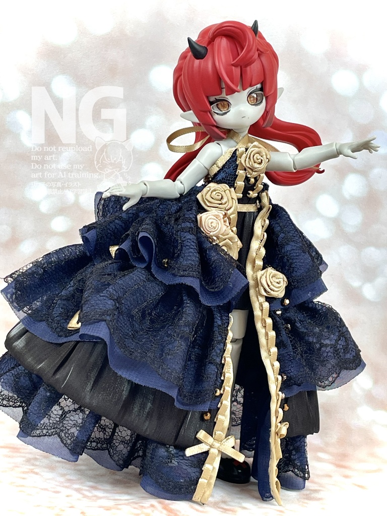 【11/29(土)21時〜】ブルーゴールドドレス