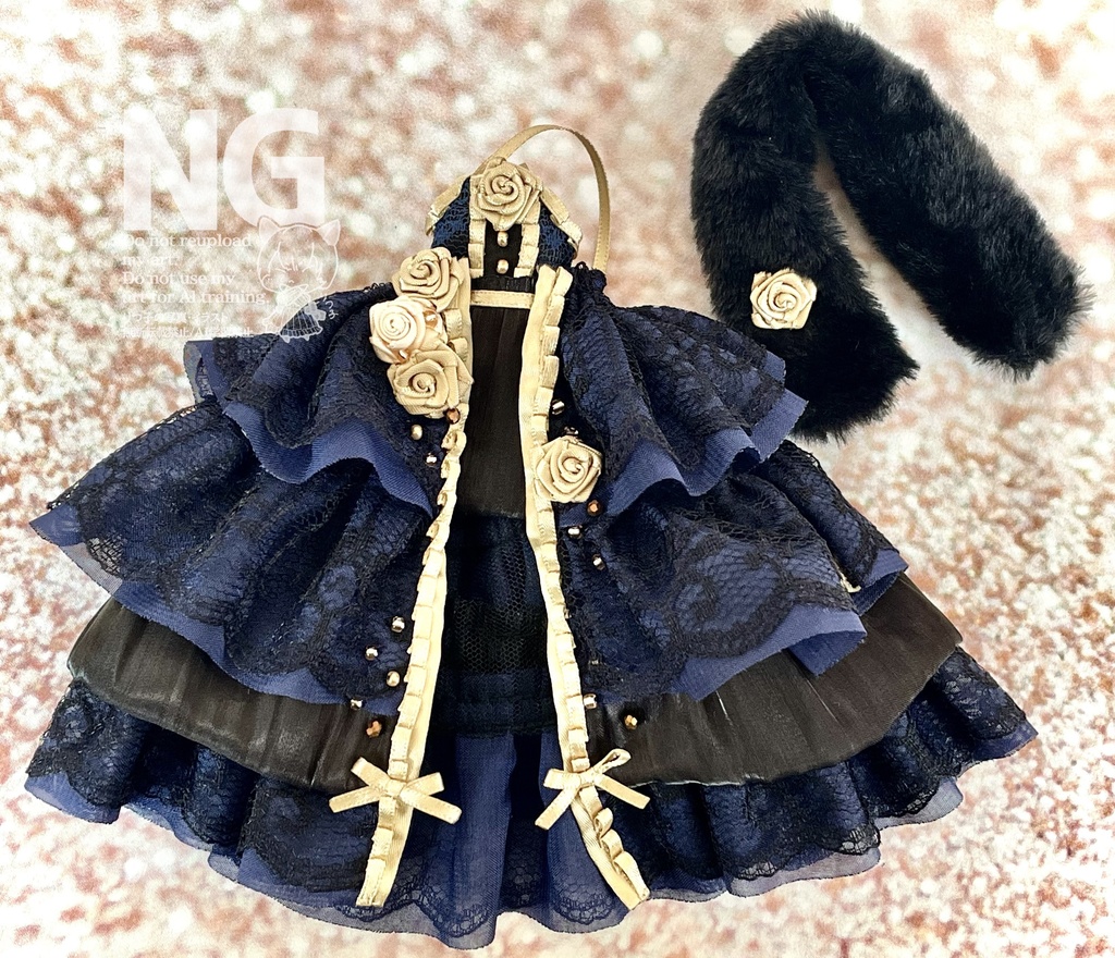 【11/29(土)21時〜】ブルーゴールドドレス