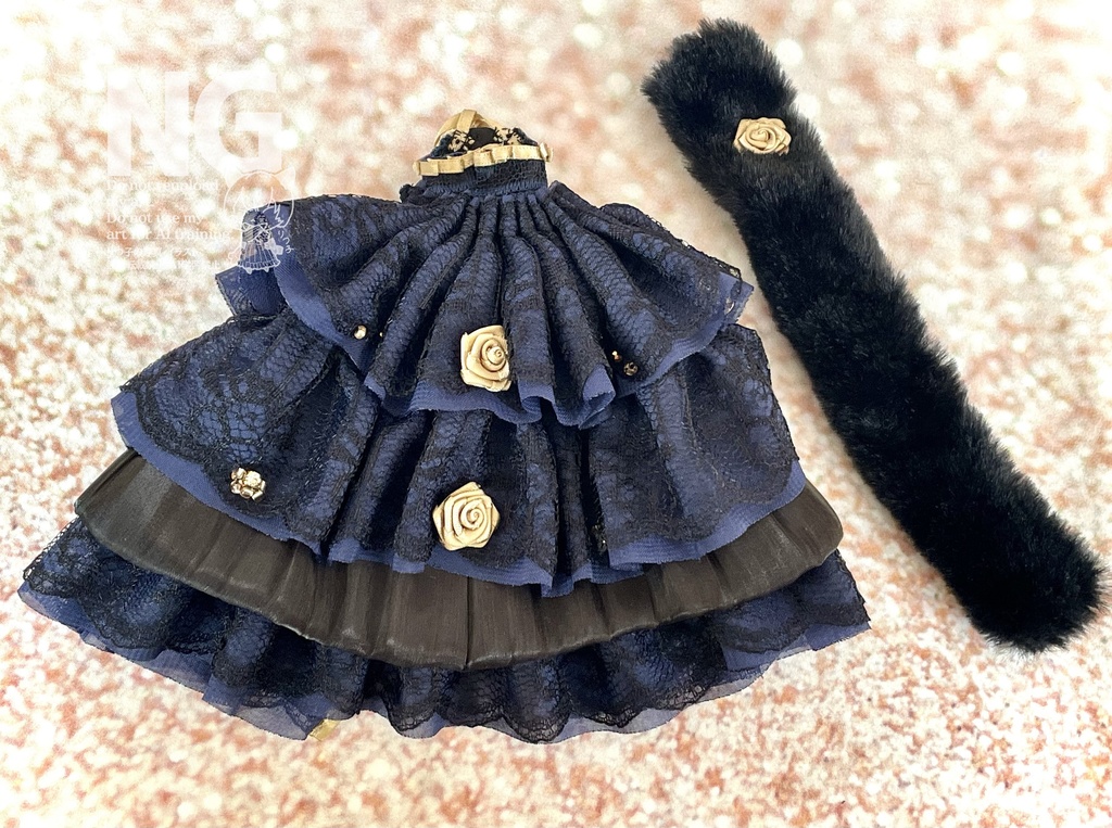 【11/29(土)21時〜】ブルーゴールドドレス