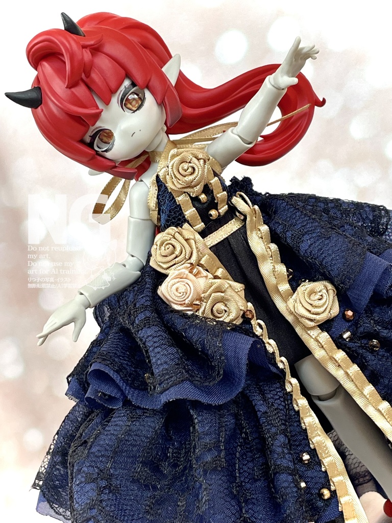 【11/29(土)21時〜】ブルーゴールドドレス