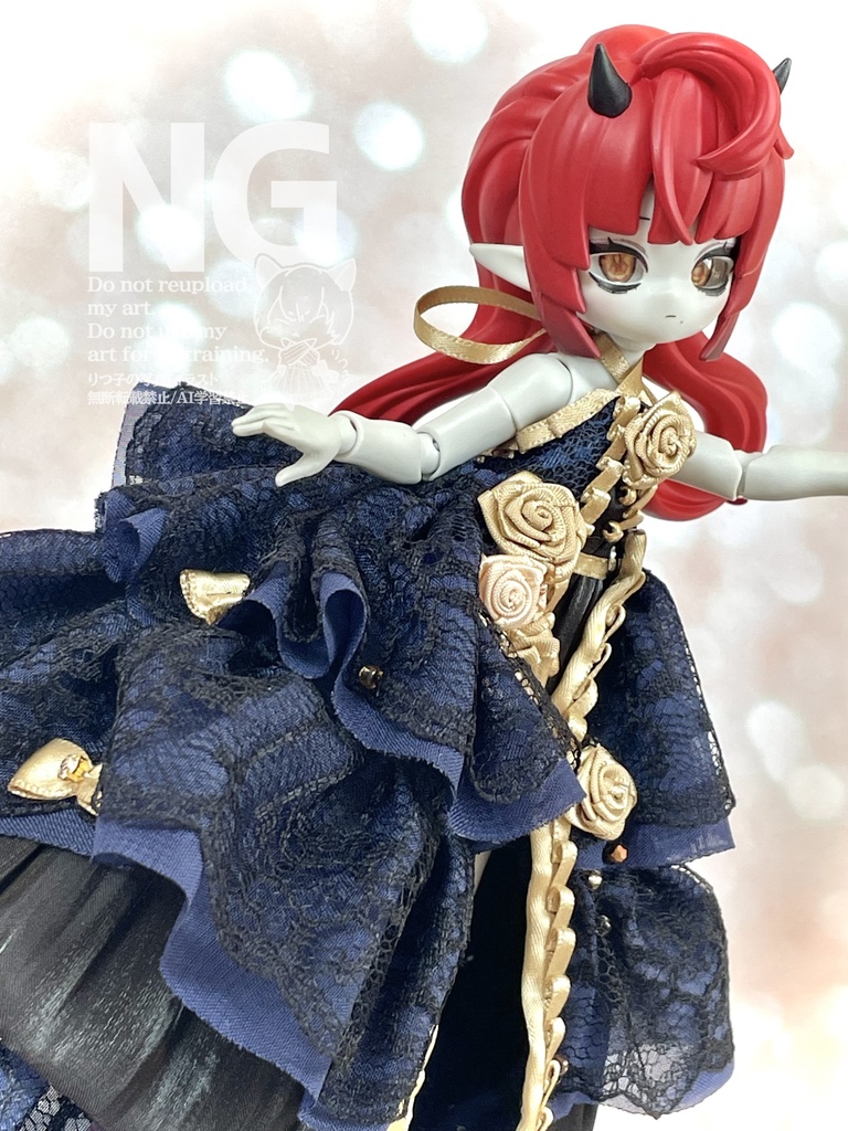 【11/29(土)21時〜】ブルーゴールドドレス